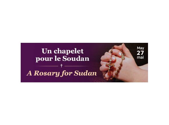 Poster Rosary for Sudan