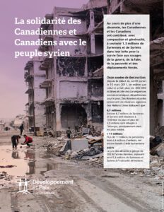 Rapport - 11 ans crise en Syrie