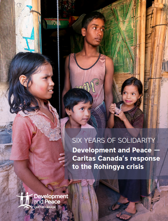 [Rohingya Crisis] Cover of the Report : 6 years of solidarity
