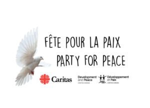 Party for Peace poster | Afiiche Fête pour la paix