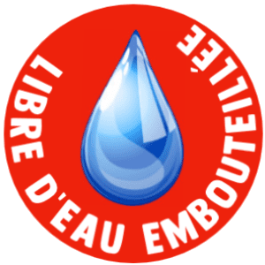 Badge Libre d’eau embouteillée