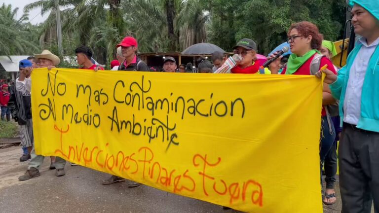 Guapinol protests Guapinol manifeste