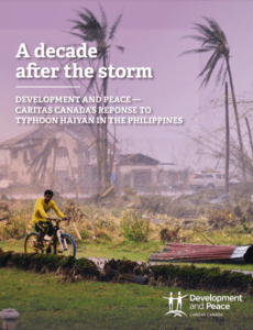 Cover of the brochure A decade after the storm | Philippines