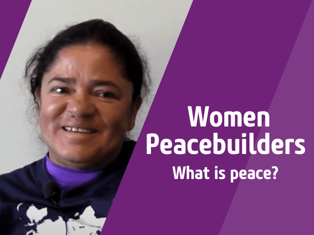 Thumbnail video: Women Peacebuilders - What is peace