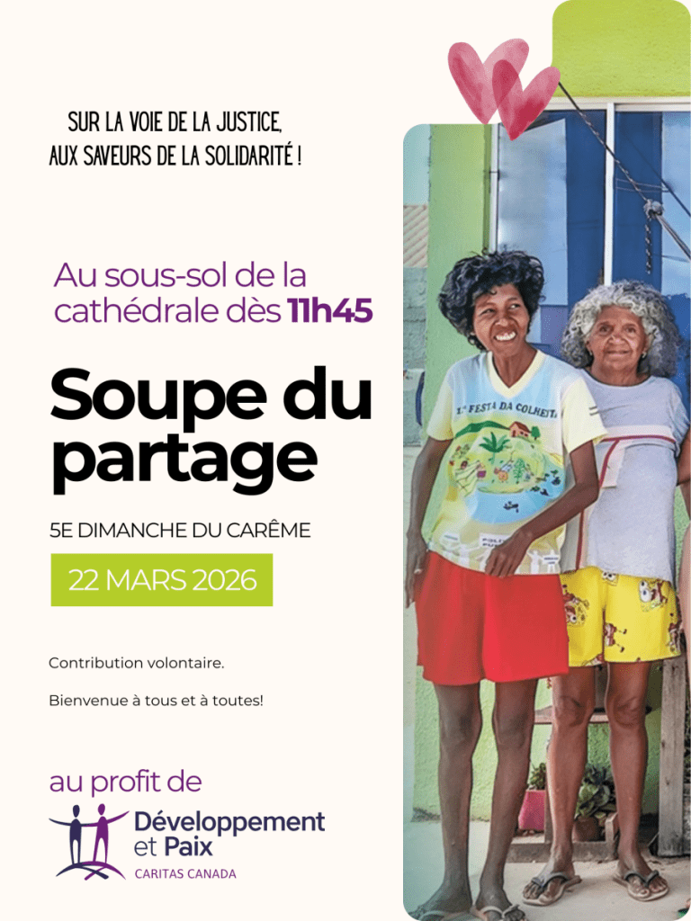 Affiche - Soupe du partage - CD de DP du diocèse de Nicolet