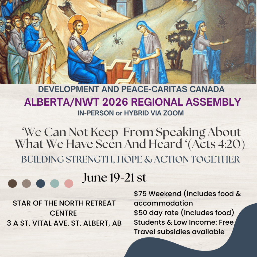 Alberta/ NWT 2026 Regional Assembly - poster