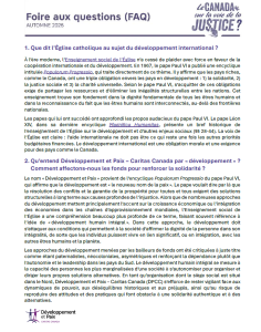 Foire aux questions - automne 2026