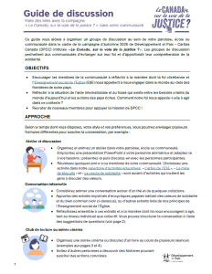 Guide de discussion - automne 2026