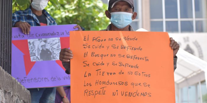 Honduras manifestation