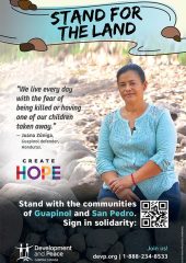 Stand for the Land campaign poster