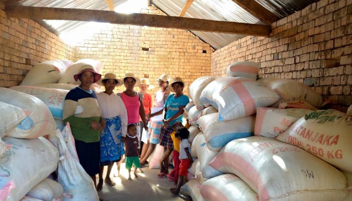 Stockage du riz à Madagascar