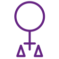 Justice pour les femmes | Justice for women icon